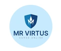 Logo da MR Virtus Cursos Online, produtora do Curso Passando na OAB